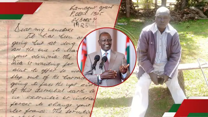 “Uasin Gishu Man Who Went to School with William Ruto Shares Letter He Wrote to Him in 1983”