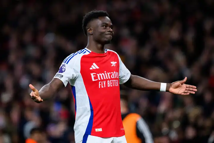 “Bukayo Saka Delivers Classy Celebration with Goal on Arsenal Return”